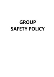  Group Safety Policy