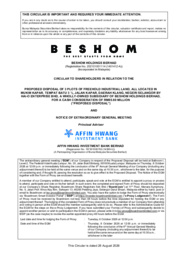 Circular to Shareholders
