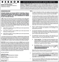 Notice of EGM & Proxy Form