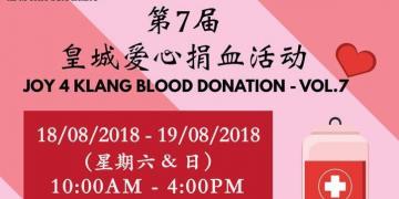Joy 4 Klang Blood Donation Vol.7